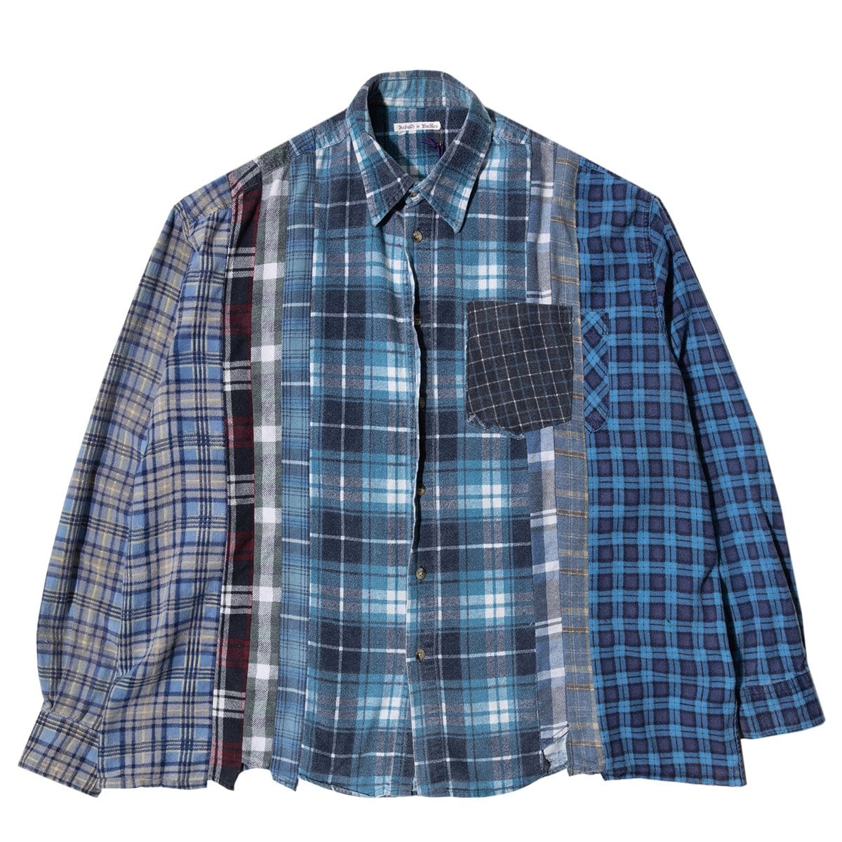 Needles Shirts ASSORTED / O/S FLANNEL SHIRT - WIDE 7 CUTS SHIRT SS20 28