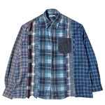 Load image into Gallery viewer, Needles Shirts ASSORTED / O/S FLANNEL SHIRT - WIDE 7 CUTS SHIRT SS20 28
