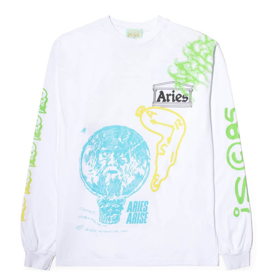 Aries T-Shirts FRENCH MONSTER LS TEE
