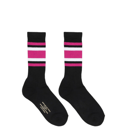 Wacko Maria Bags & Accessories BLACK/PINK / O/S SKATER SOCKS ( TYPE-1 )