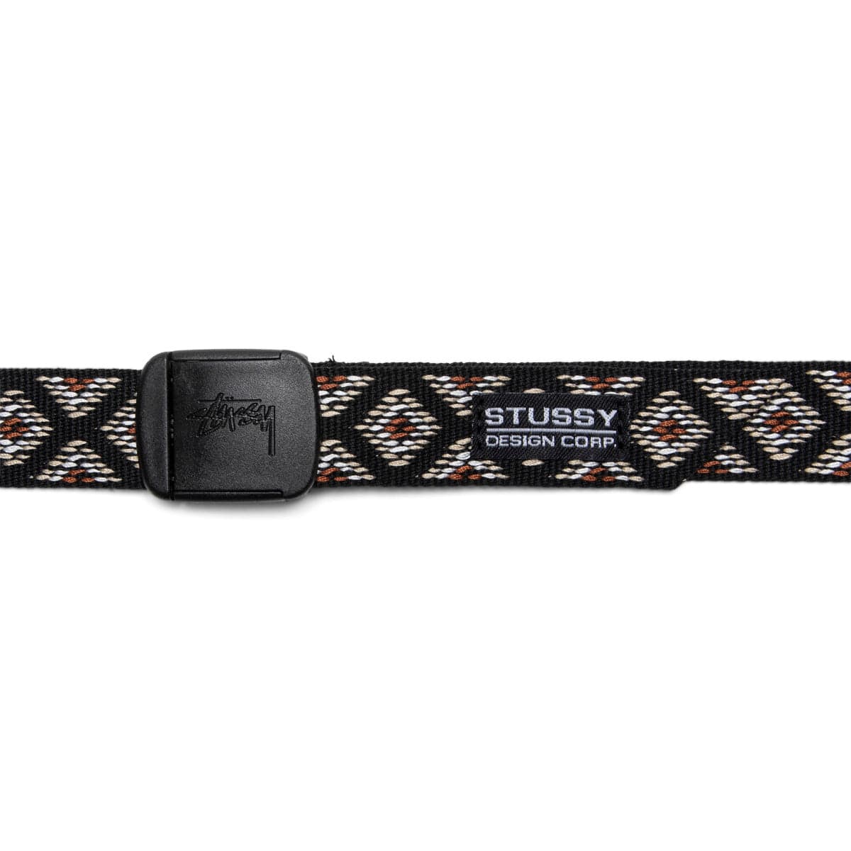 Stüssy Odds & Ends BLACK / O/S WOVEN TRAVEL BELT