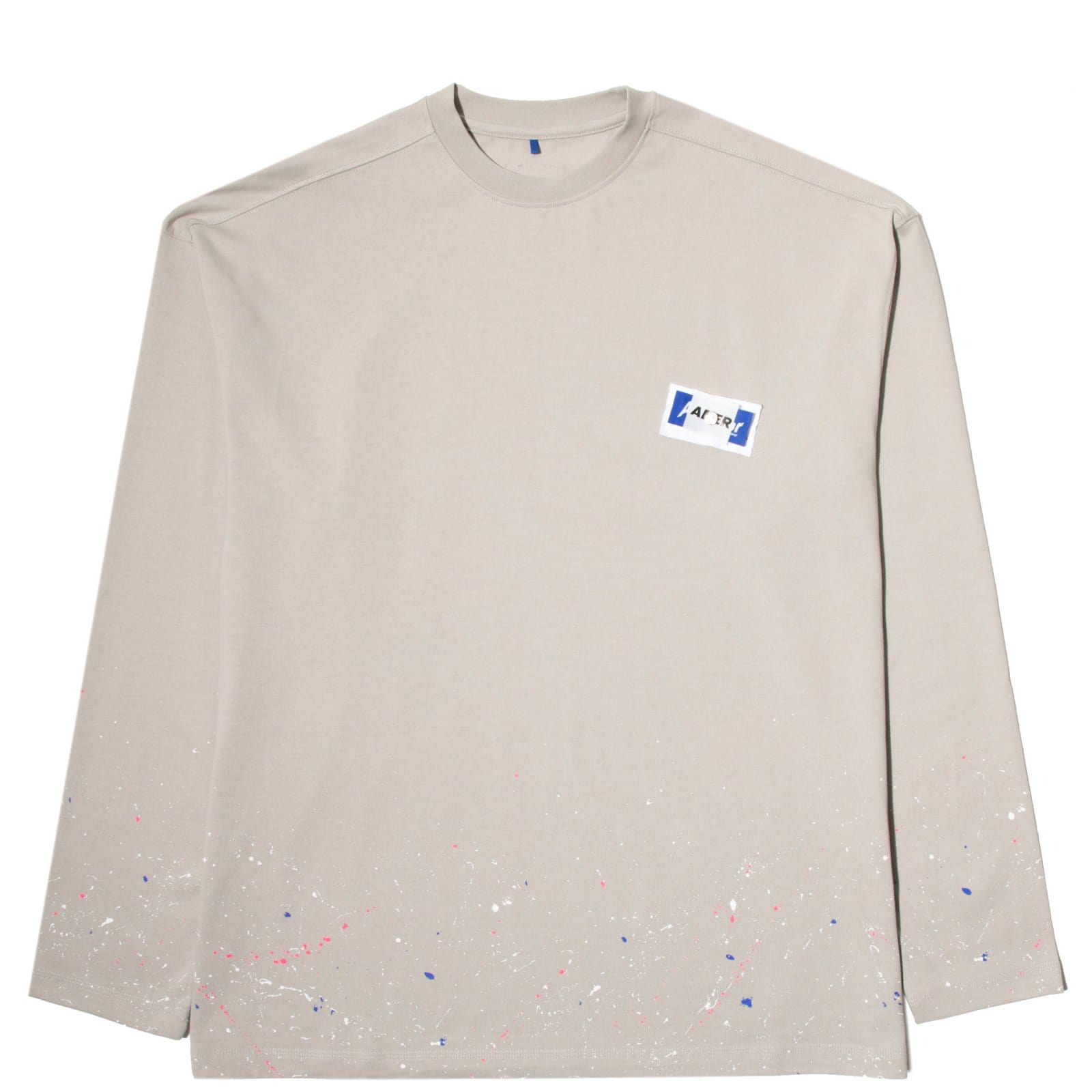 Ader Error T-Shirts OVERSIZED MULTICOLOR LONG SLEEVE T-SHIRT