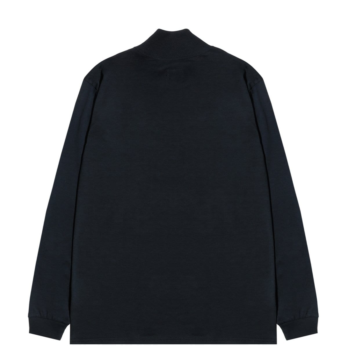 LS MOCK NECK TEE Black – Bodega