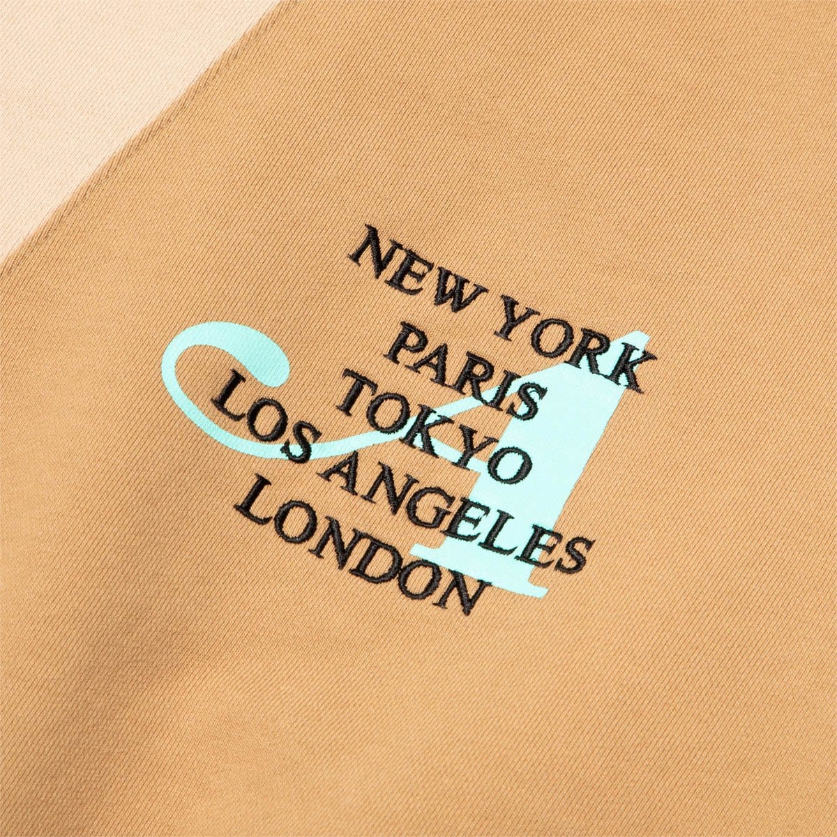 Awake NY Hoodies & Sweatshirts TWO-TONE SPLIT CITY CREWNECK