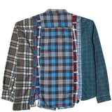 Needles Shirts ASSORTED / O/S FLANNEL SHIRT - WIDE 7 CUTS SHIRT SS20 4