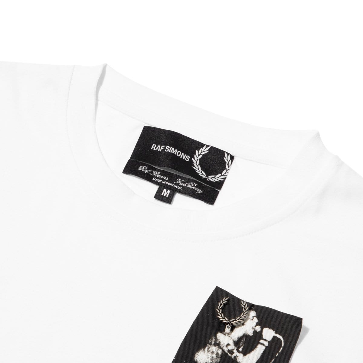 Fred Perry T-Shirts x Raf Simons PRINTED PATCH T-SHIRT