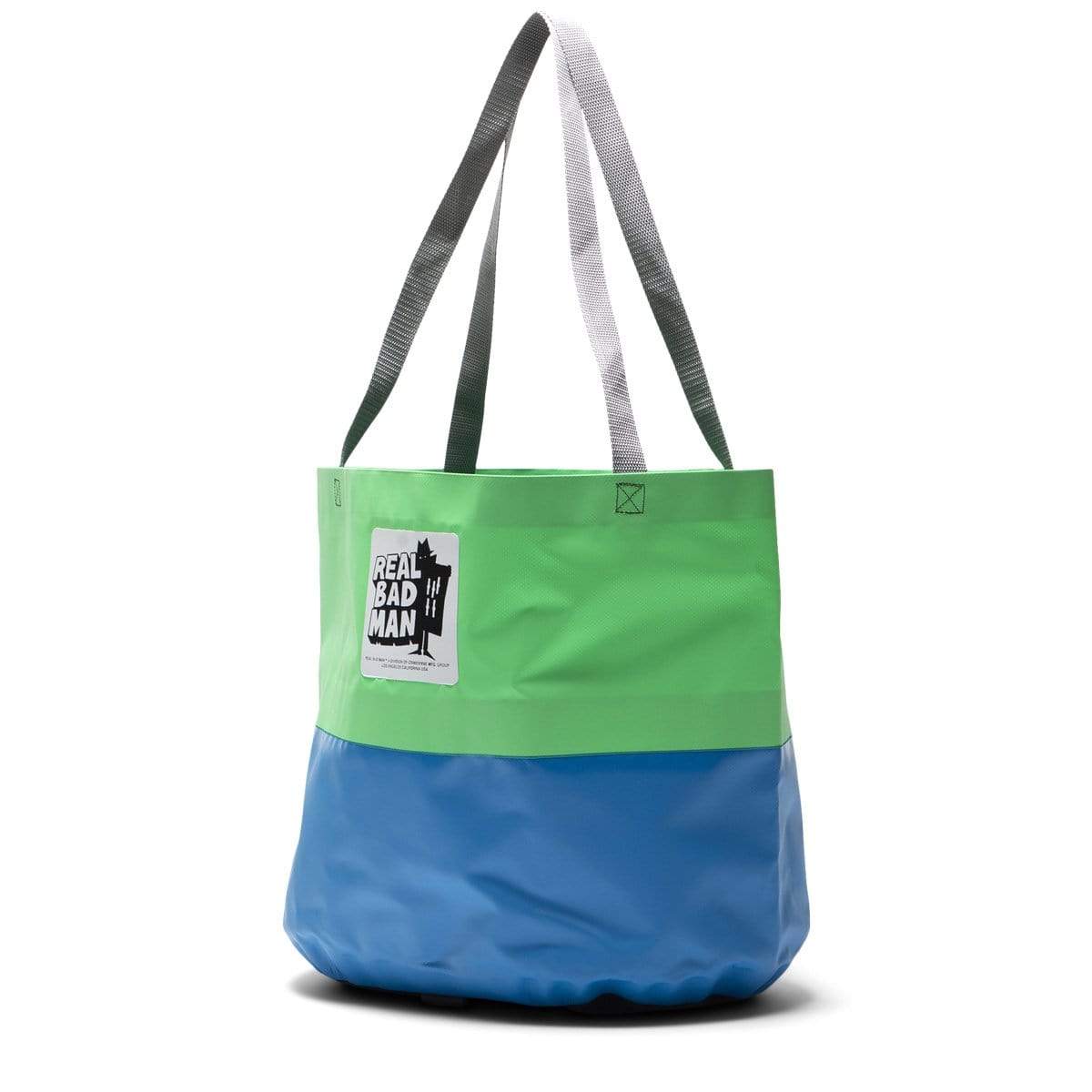 Real Bad Man Bags & Accessories GREEN/BLUE / O/S RUBBER TOTE