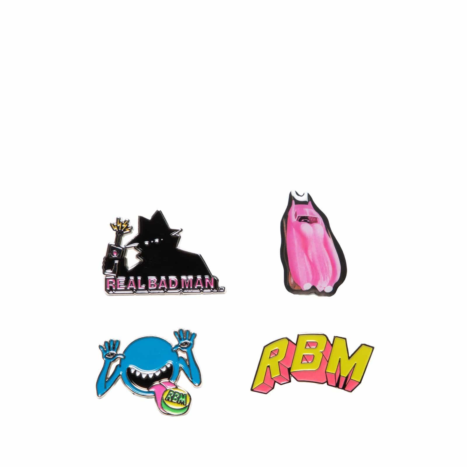 Real Bad Man Bags & Accessories 4 PACK / O/S SEASON 5 ENAMEL PINS- 4 PACK