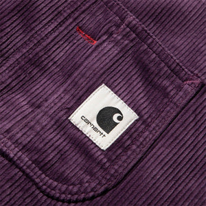 Carhartt WIP Purple Corduroy Bib Overalls