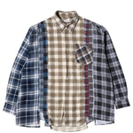 Load image into Gallery viewer, Needles Shirts ASSORTED / O/S FLANNEL SHIRT - WIDE 7 CUTS SHIRT SS20 24
