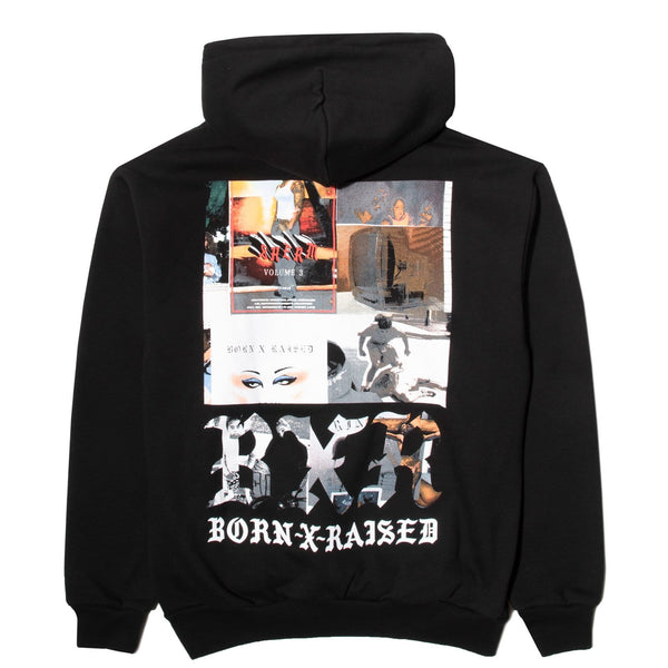 Zine Black Zip Hoodie