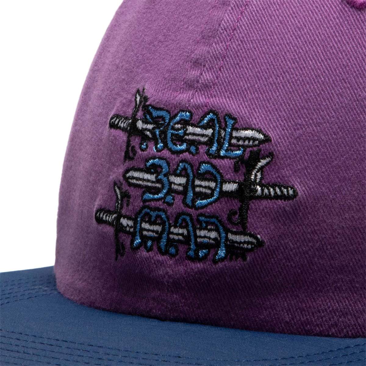 Real Bad Man Headwear PURPLE / O/S SWORDS 6 PANEL HAT