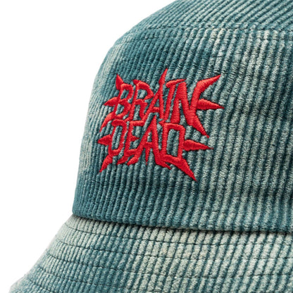 Brain Dead Headwear SPIKEY BLEACHED CORD BUCKET HAT