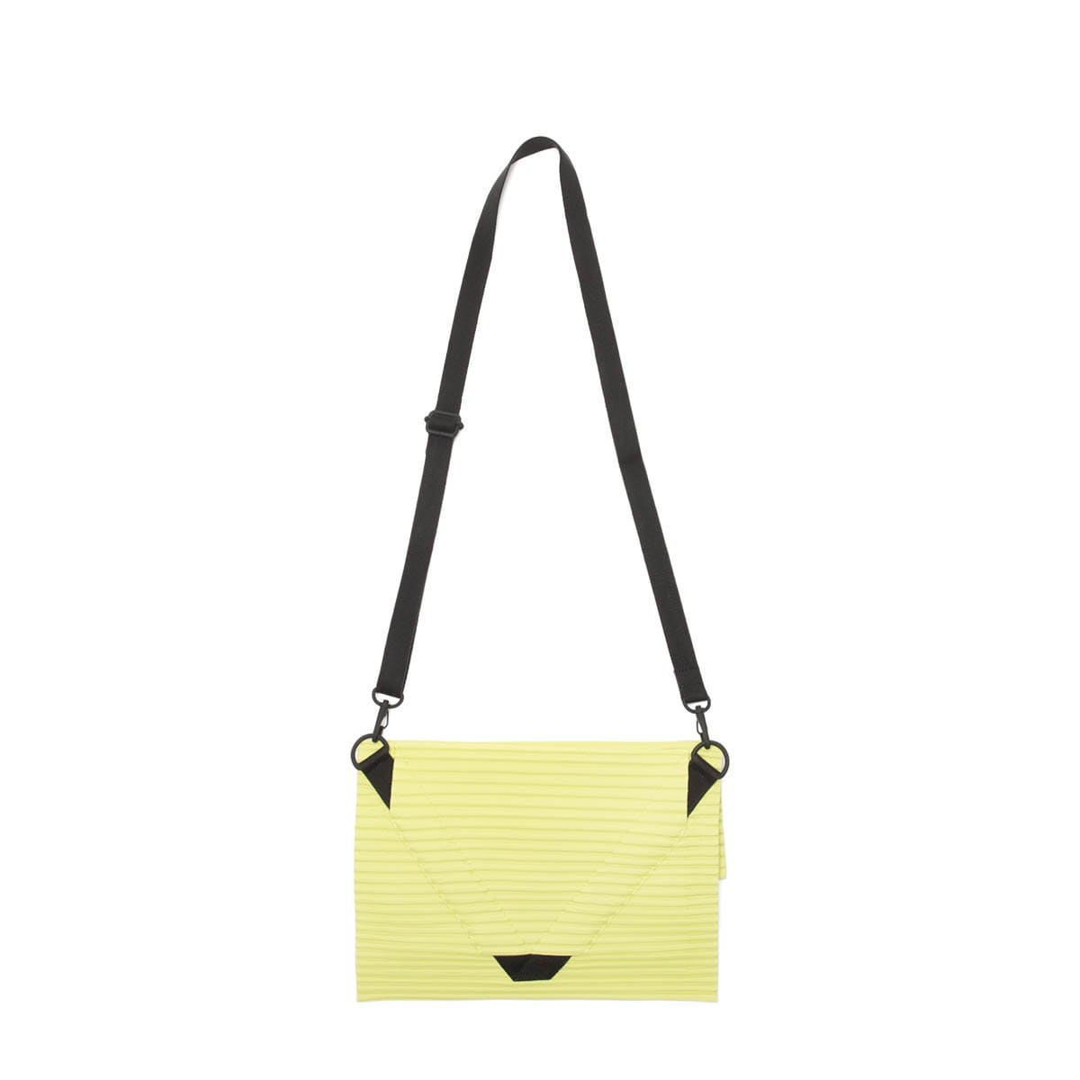 Homme Plissé Issey Miyake Bags & Accessories LIME GREEN / O/S PLEATS FLAT BAG3