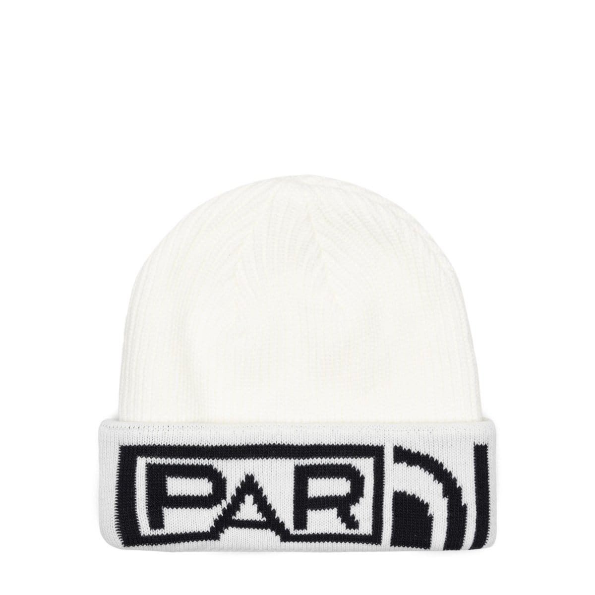 By Parra Headwear OFF WHITE / O/S TAPE LOGO BEANIE