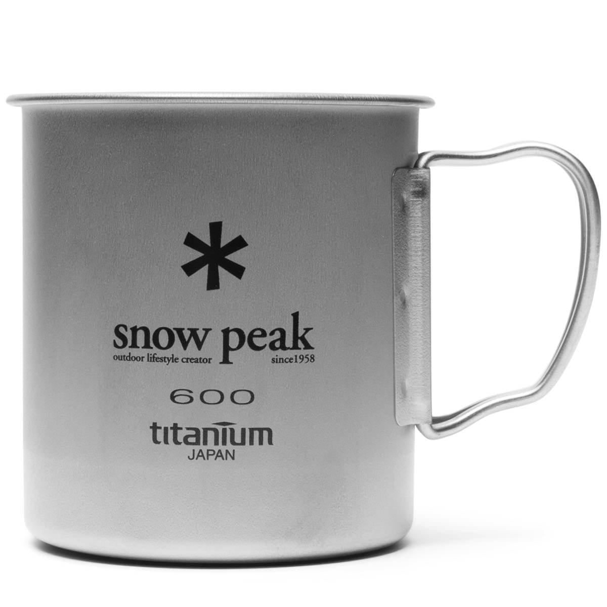 Snow Peak Bags & Accessories TITANIUM / O/S TITANIUM SINGLE WALL 600 MUG