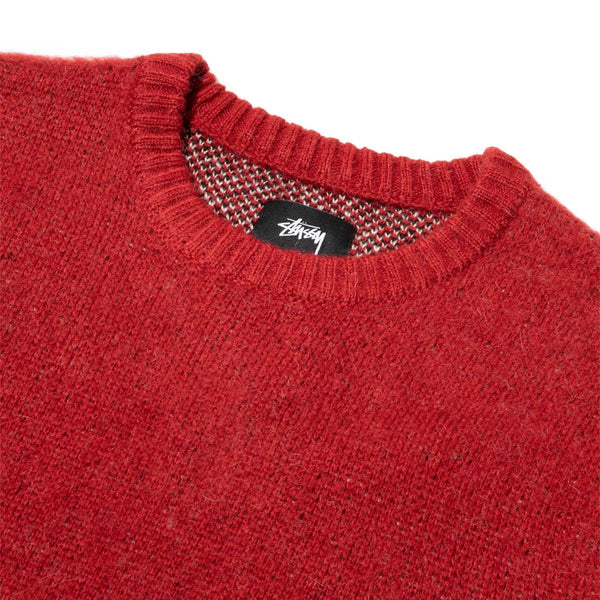 8 BALL HEAVY BRUSHED MOHAIR SWEATER Red – Bodega