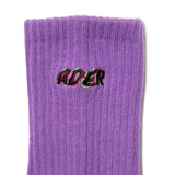 Ader Error Bags & Accessories PURPLE / O/S ADER EMBROIDERY SOCKS