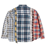 Needles Shirts ASSORTED / O/S FLANNEL SHIRT - WIDE 7 CUTS SHIRT SS20 17