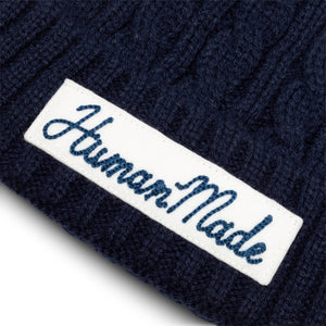Human Made Headwear NAVY / O/S CABLE BEANIE