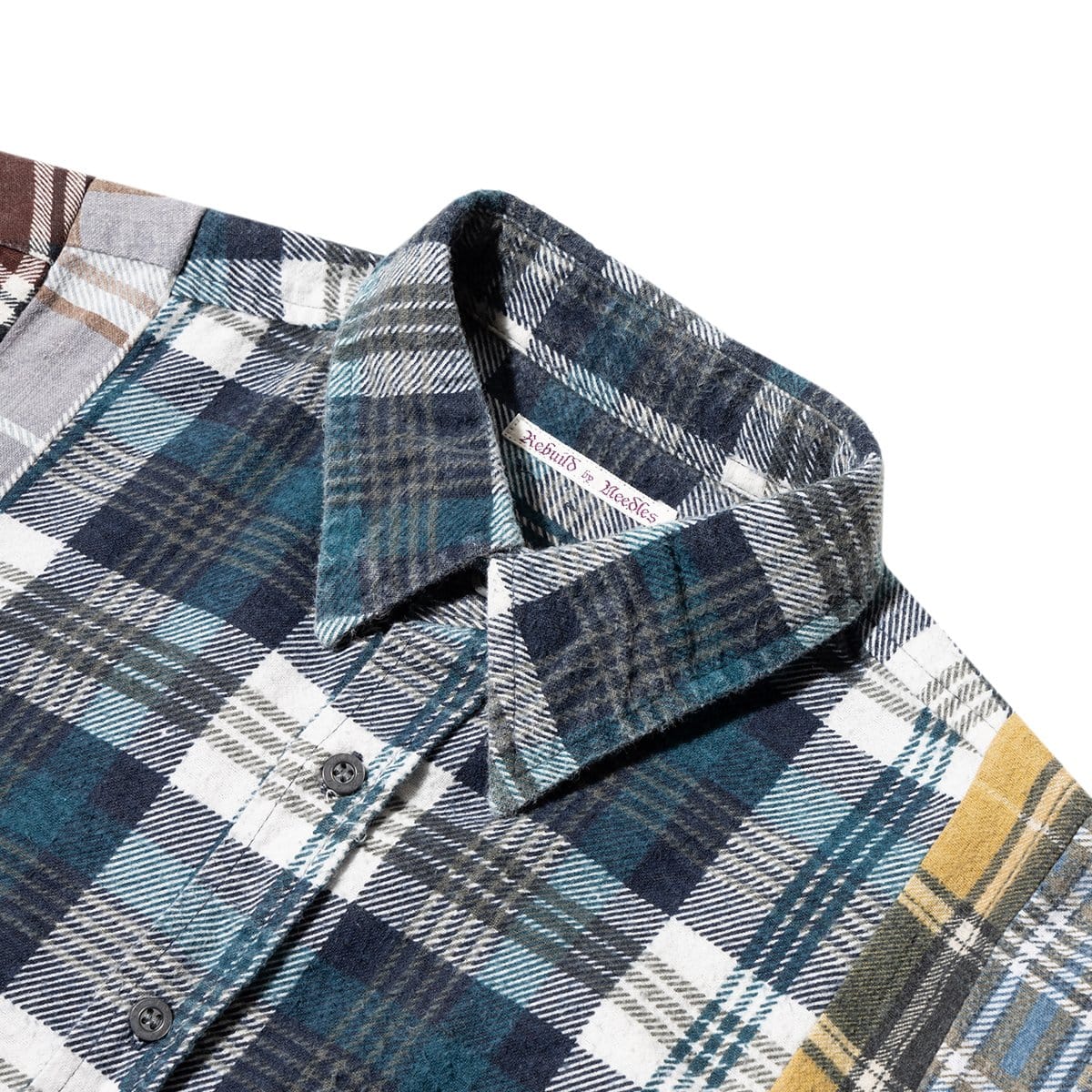 Needles Shirts ASSORTED / O/S FLANNEL SHIRT - WIDE 7 CUTS SHIRT SS20 17