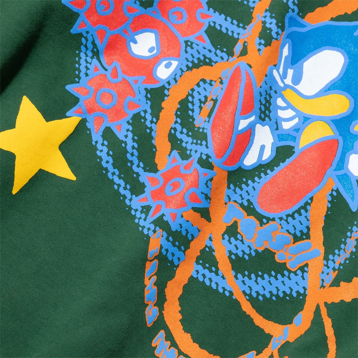 Stray Rats Hoodies & Sweatshirts x Sonic the Hedgehog STAR SONIC SWEATSHIRT