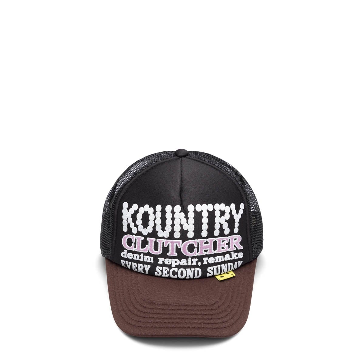 Kapital Headwear BLACK/BROWN / O/S KOUNTRY PEARL CLUTCHER TRUCK CAP