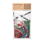 Load image into Gallery viewer, Etako Etako Headwear GRN/MLTI / O/S PAISLEY FABRIC FACE MASK
