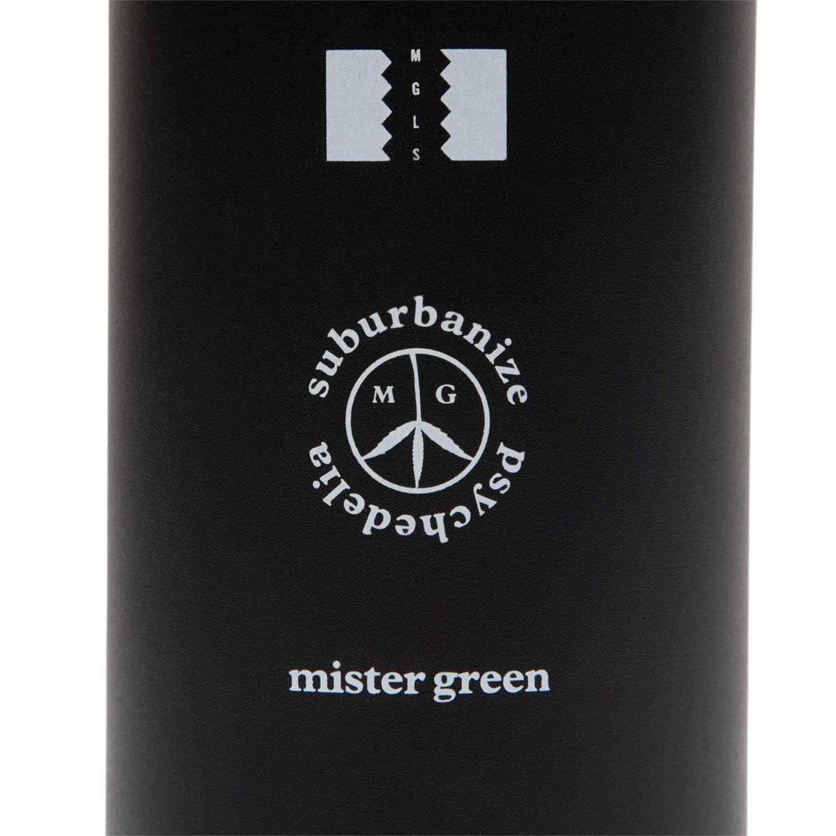 Mister Green Odds & Ends BLACK / O/S BONG WATER FLASK