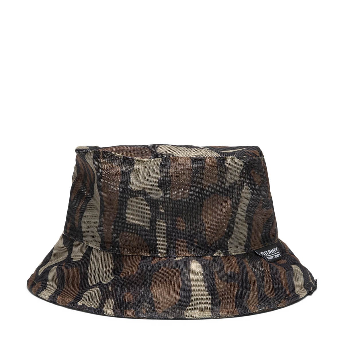 Stussy TREE BARK MESH BUCKET HAT Camo