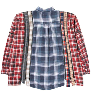 Needles Shirts ASSORTED / O/S 7 CUTS ZIPPED WIDE FLANNEL SHIRT SS21 19