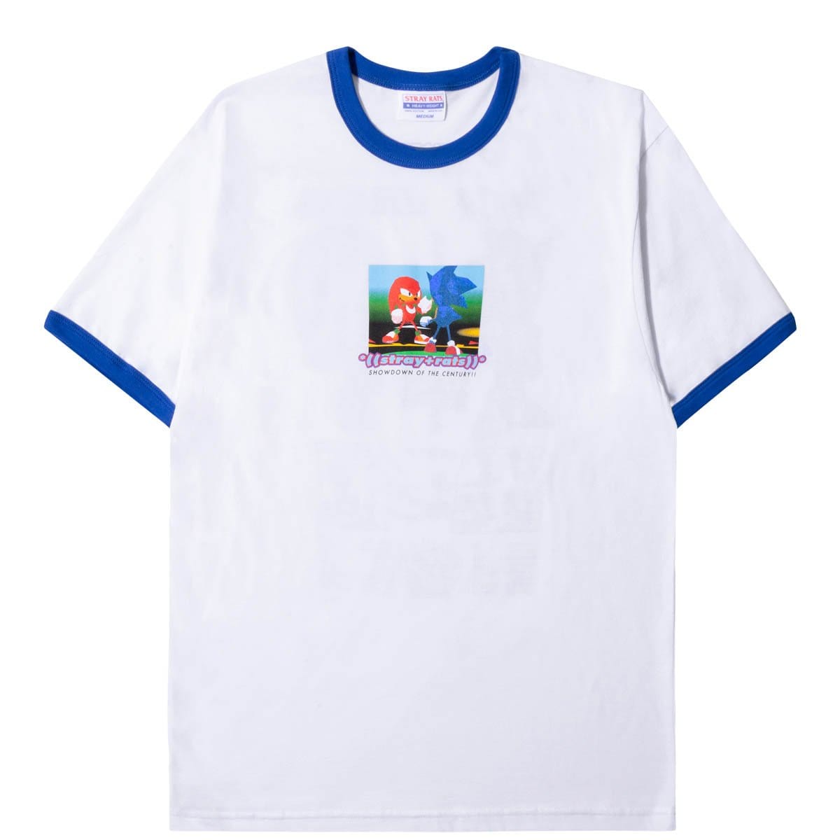 Stray Rats T-Shirts x Sonic the Hedgehog SHOWDOWN RINGER TEE