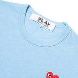 Comme des Garçons Play T-Shirts PLAY T-SHIRT BLUE / RED HEART