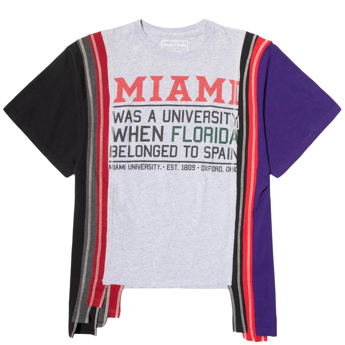 Needles T-Shirts ASSORTED / S 7 CUTS SS TEE COLLEGE SS21 106