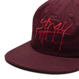 Stray Rats Headwear MAROON / O/S SLIT 6 PANEL HAT