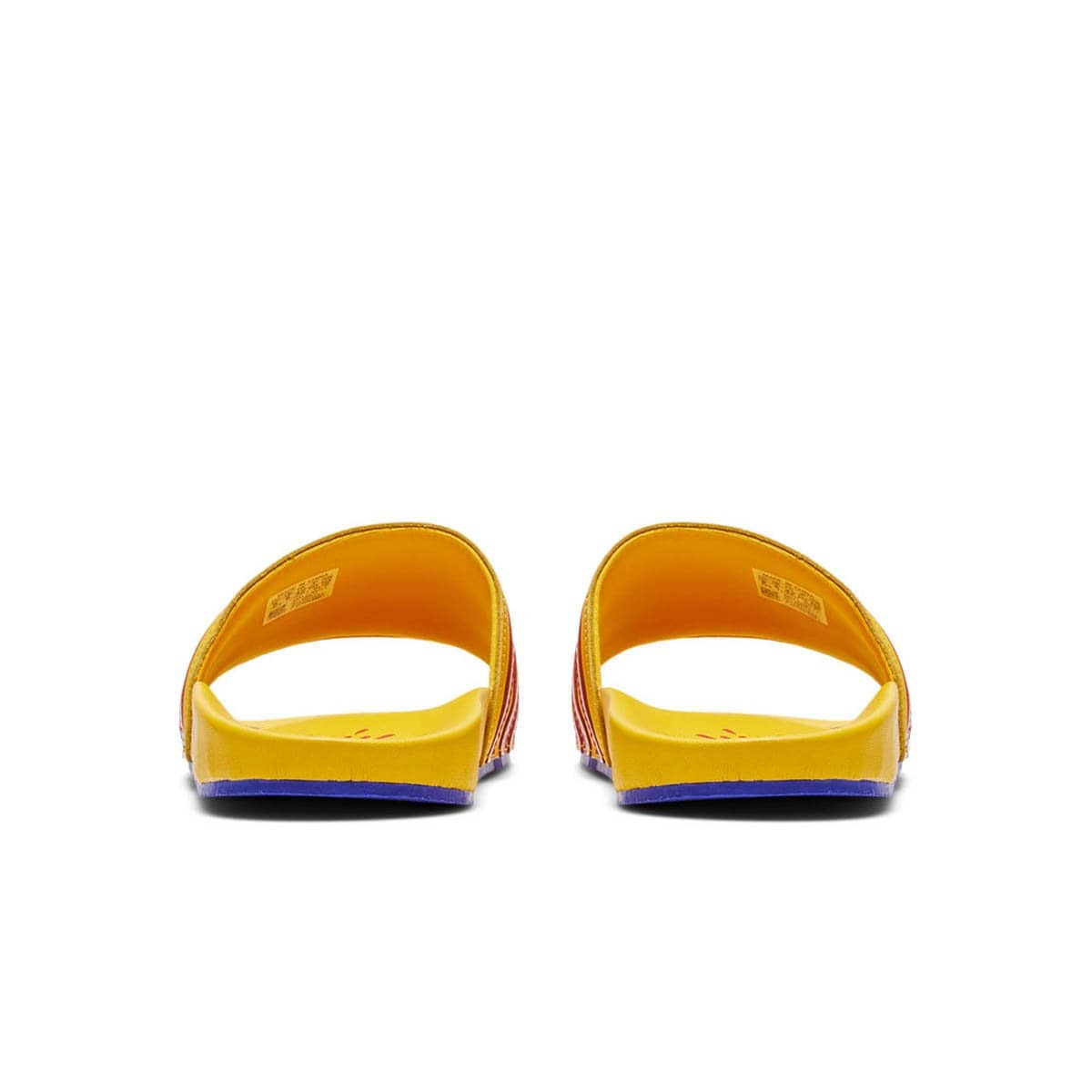 Women Slippers Multicolor Cloth Open Toe Casual Flat Sandals And Slippers  Orange 7.5 - Walmart.com