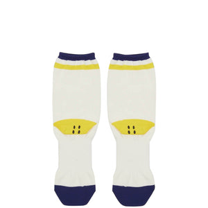 Kapital Socks WHITE / O/S 144 YARNS SUPER-DRY IVY HEEL-SMILIE SOCKS