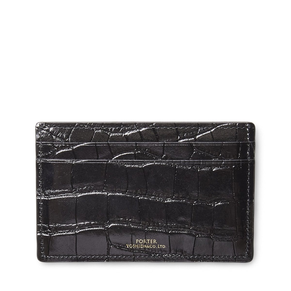 Wacko Maria Bags & Accessories BLACK / O/S CROCODILE CARD CASE
