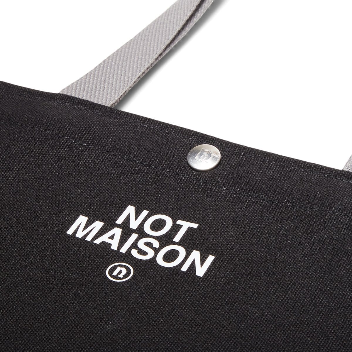 nana-nana Bags & Accessories BLACK/GRAY / O/S NOT MAISON TOTE BAG (M)