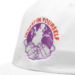Cold World Frozen Goods Headwear WHITE / O/S INVESTMENT UNSTRUCTURED 6 PANEL