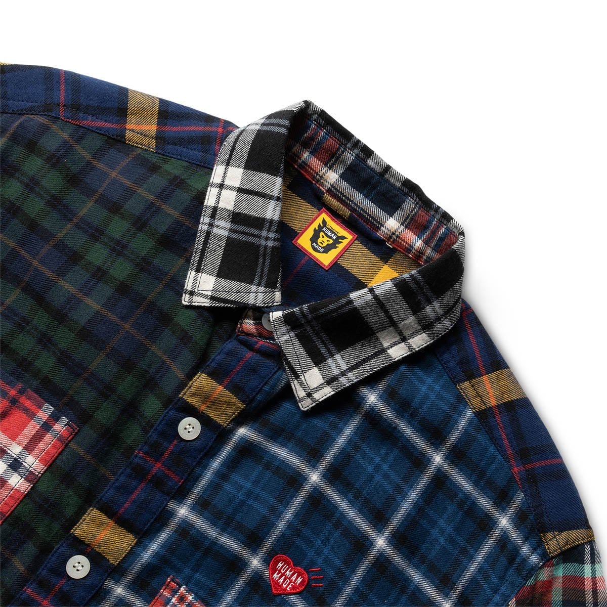 クリアランス純正品 HUMAN MADE CRAZY CHECK L/S SHIRT RED S | wolrec.org