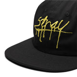 Stray Rats Headwear BLACK / O/S SLIT 6 PANEL HAT