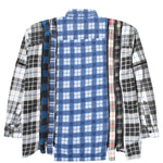 Load image into Gallery viewer, Needles Shirts ASSORTED / O/S 7 CUTS ZIPPED WIDE FLANNEL SHIRT SS21 14

