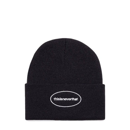 thisisneverthat Headwear BLACK / OS E/T-LOGO BEANIE