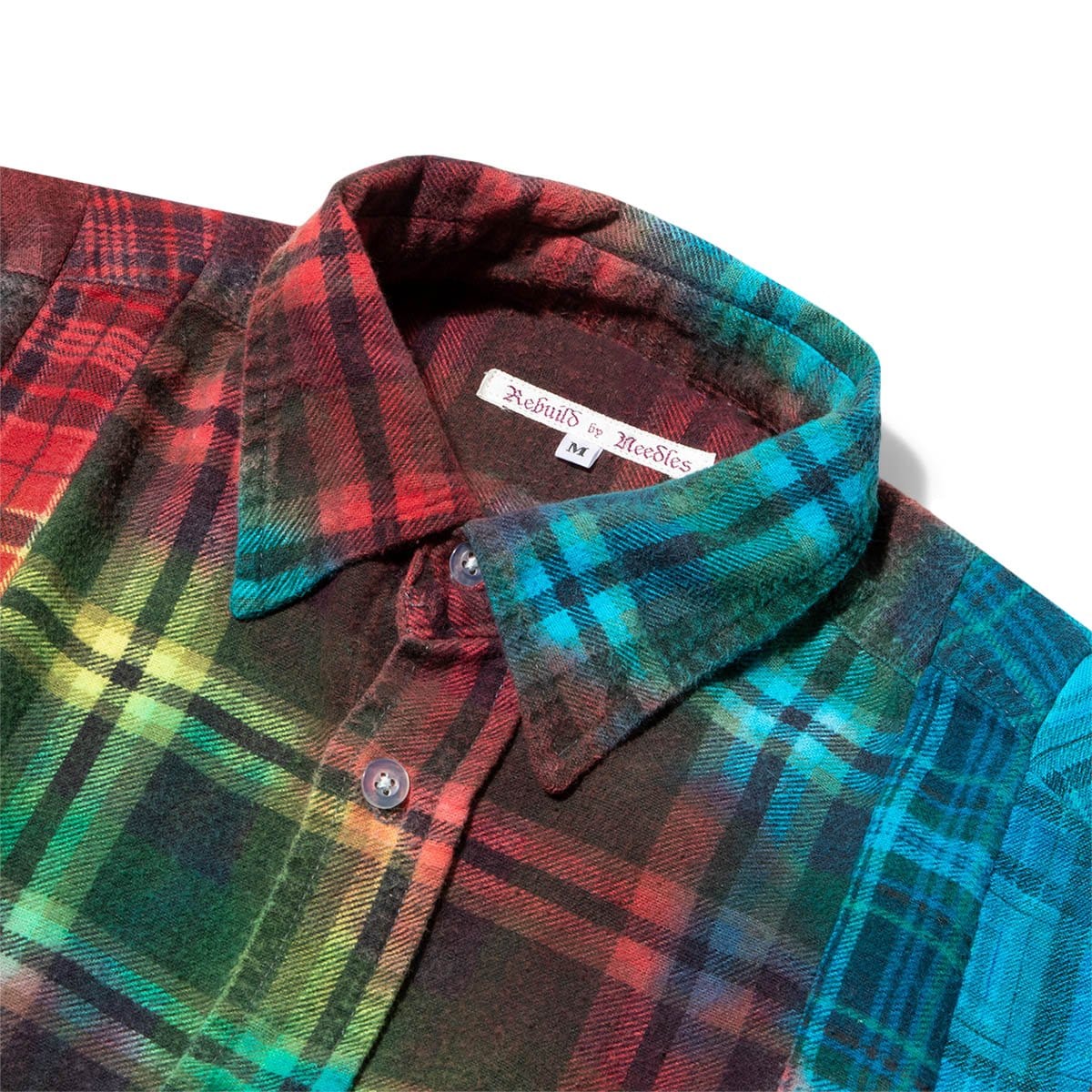 Needles Shirts ASST / M 7 CUTS FLANNEL TIE DYE SHIRT FW20 6