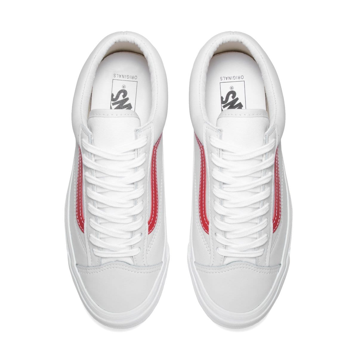 Vans style outlet 36 white red