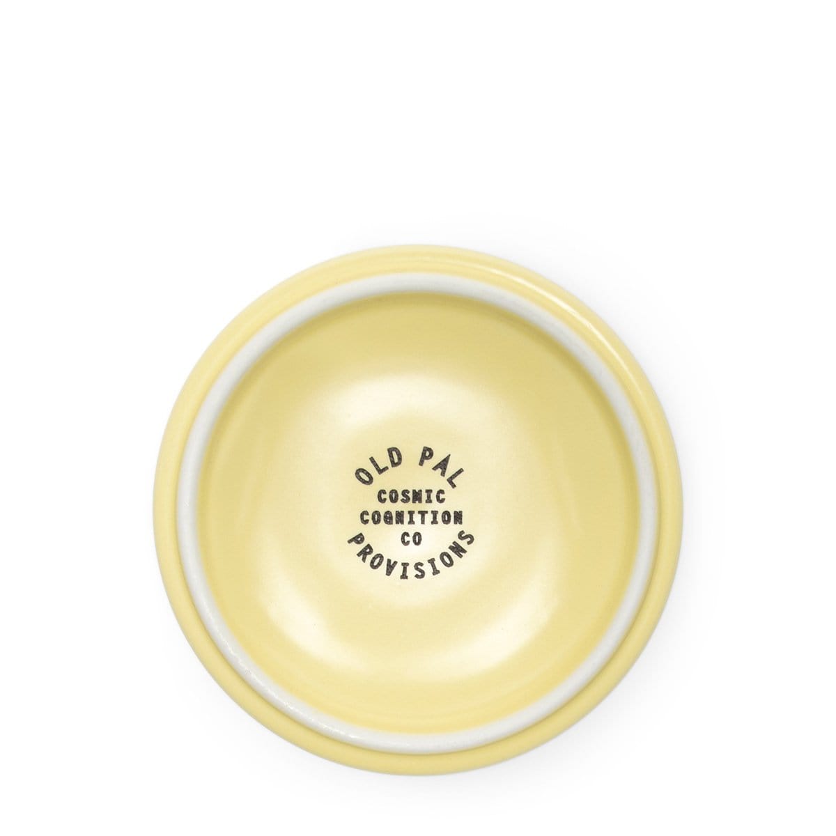 Old Pal Provisions Odds & Ends PALE YELLOW / O/S ENJOY ASHTRAY