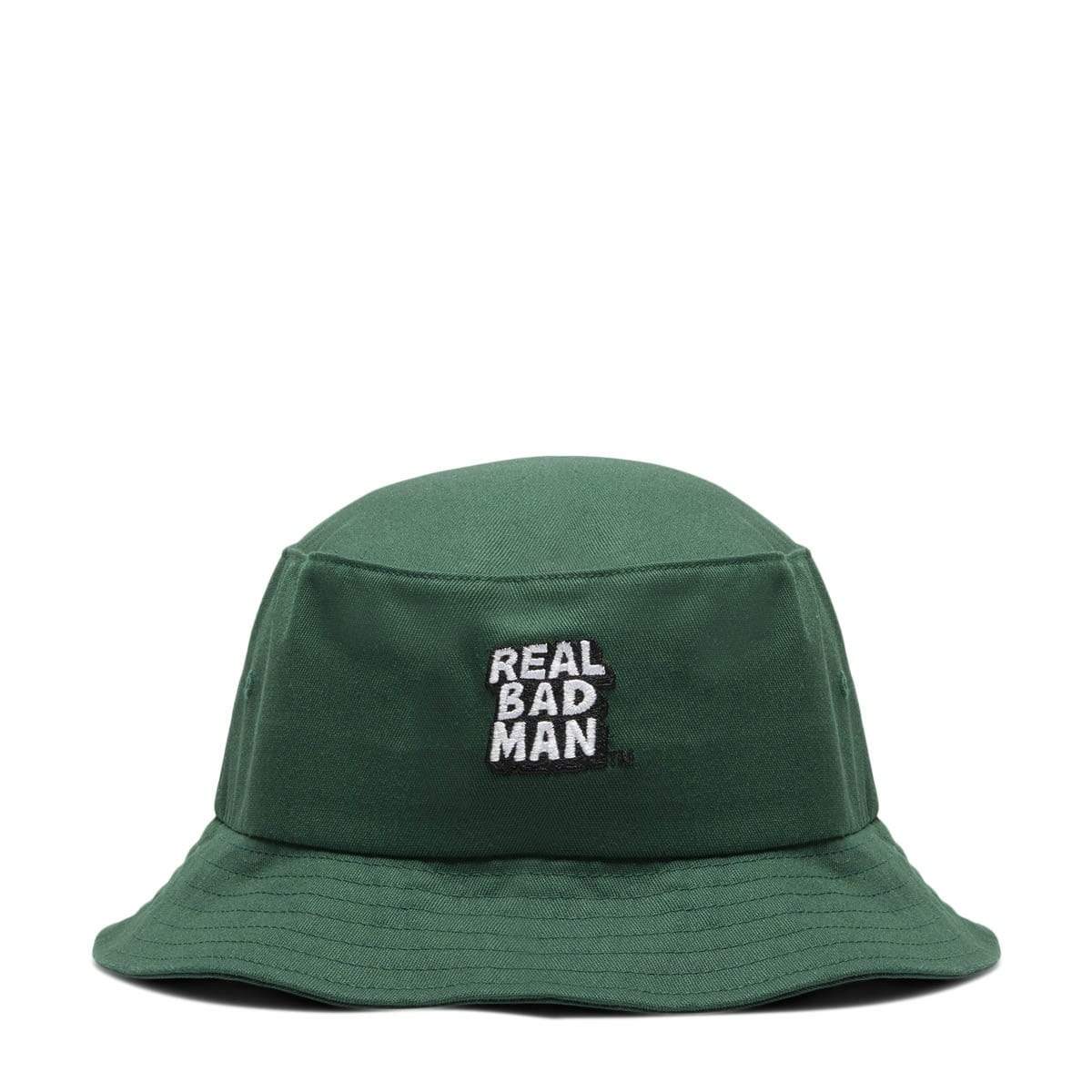 Real Bad Man Headwear GREEN / O/S / RBM 7005 RBM BUCKET HAT
