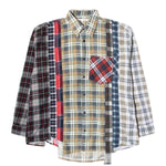 Load image into Gallery viewer, Needles Shirts ASSORTED / L 7 CUTS FLANNEL SHIRT SS21 18
