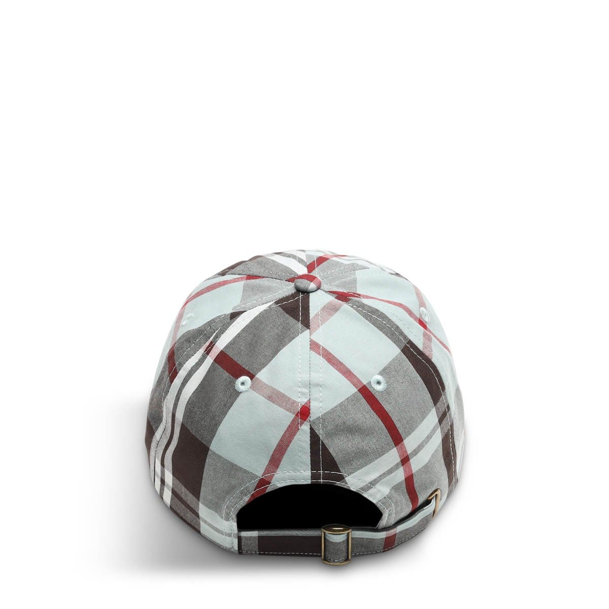 Stüssy Headwear MINT / O/S BIG LOGO MADRAS PLAID LOW PRO